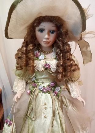 Фарфорова лялька virginia із серійним номером 60см