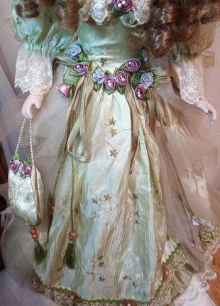 Фарфорова лялька virginia із серійним номером 60см