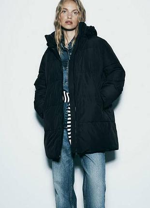 Женский пуховик zara