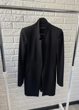 Удлиненный приталенный жакет zara блейзер пиджак mango2 фото