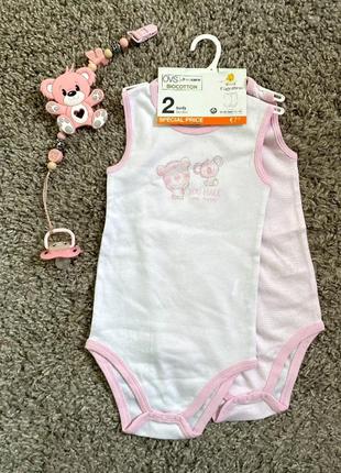 Набор из 2-х боди на девочку 92 см