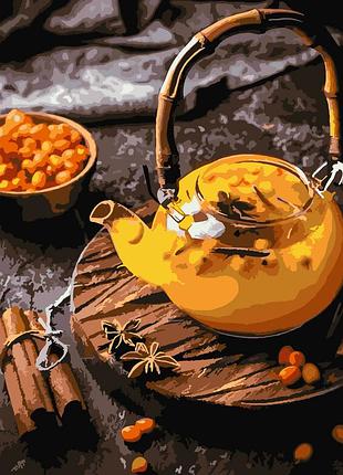 Картина за номерами origami жовтий чайник lw 3139 40*50 виробництво україна