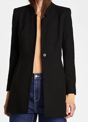 Удлиненный приталенный жакет zara блейзер пиджак mango4 фото