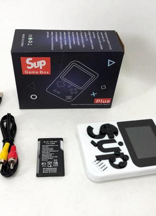 Ігрова приставка консоль sup game box 500 ігор, ретро приставка денді, тетріс приставка. колір: білий6 фото