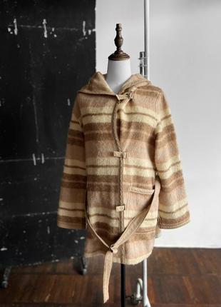 Dixi coat womens wool made in finland hooded belted coat jacket женское, высококачественное пальто с шерсти