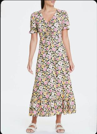 Класна віскозна сукня міді