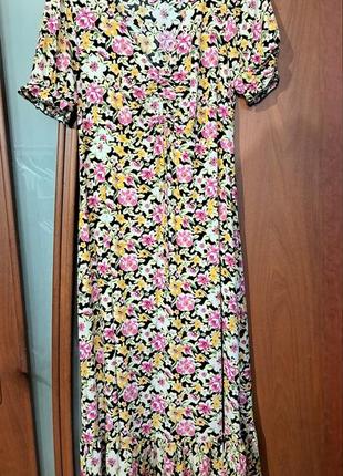 Класна віскозна сукня міді5 фото