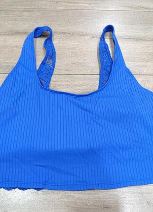 Топ бюстгальтер спортивний бра з мереживною спинкою