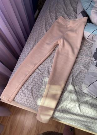Лосины леггинсы утепленные на меху zara6 фото