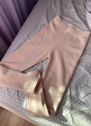 Лосины леггинсы утепленные на меху zara3 фото