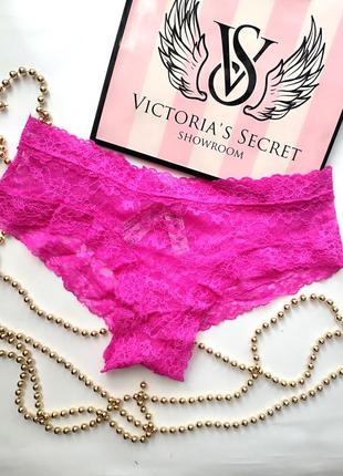 Яркие ажурные трусики victoria’s secret s m 36 38