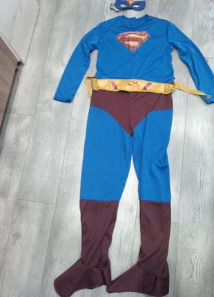 Костюм супермена superman супергероя для аниматора+ маска