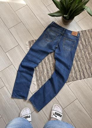 Синие джинсы levi's 511 w32/l36 с эластаном
