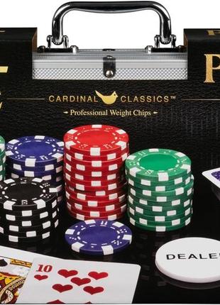 Набор для покера из 300 предметов с алюминиевым футляром от spin master