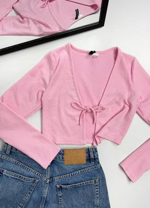 Лонг топ кардиган