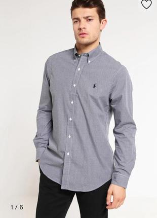 Хлопковая фирменная рубашка #703#