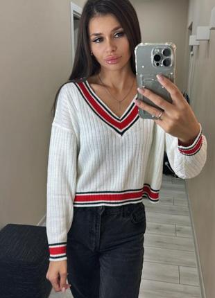 Светр h&m білий