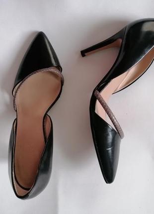 Шикарные туфли лодочки лодочки черные reiss2 фото