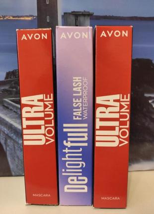 Туш для вій ultra volume avon 10 мл