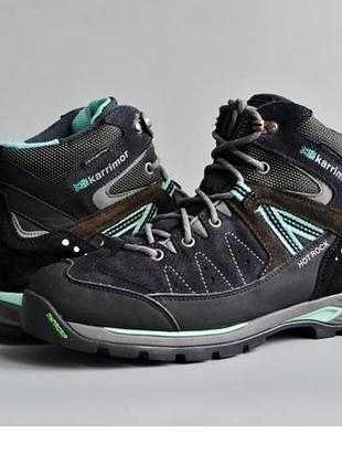 Женские трекинговые кожаные кроссовки