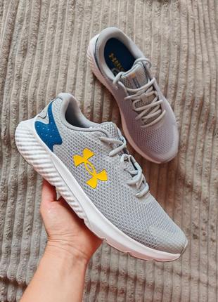Кросівки under armour сірі чоловічі сіточка