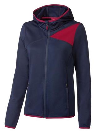 Куртка softshell водоотталкивающая и ветрозащитная для женщины rocktrail lidl 397437 s темно-синий