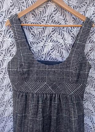 Теплый сарафан платье zara 4