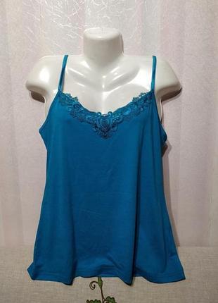 Майка топ з мережевом р.50/52