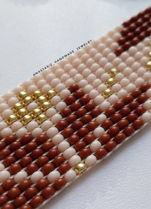 Гердан, ггердан, украинский чекер из бисера, украшение ручной работы, украинский...