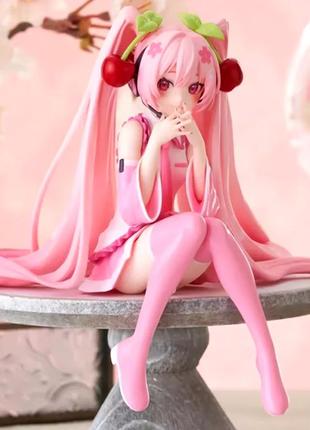 Фигурка хацуне мику, аниме фигурка певица hatsune miku 12 см