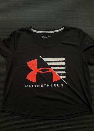 Спортивна футболка укорочена under armour