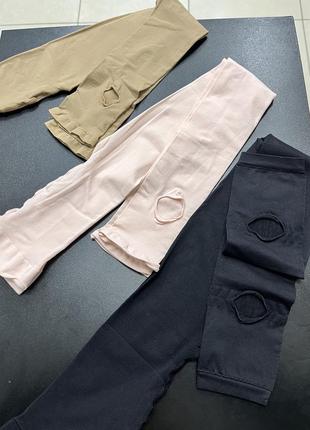 Колготы с пяткой и открытым носком