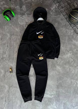Мужской теплый спортивный костюм nike tn + plus