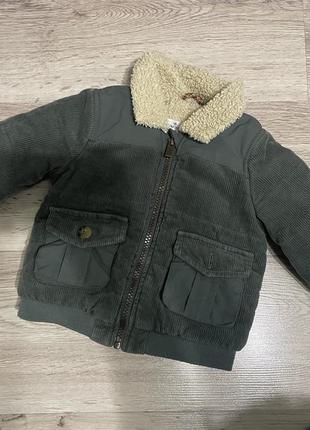 Тепла куртка на малюка 74 см baby club