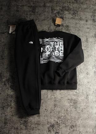 Мужской теплый спортивный костюм the north face