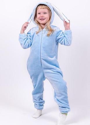 Кигуруми зайчик детский комбинезон теплый для мальчика для девочки