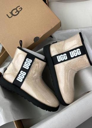 Круті уги світло- бежевого кольору в стилі ugg clear green😍