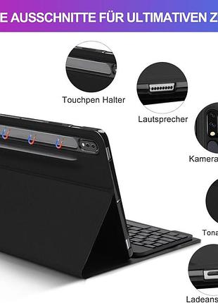 Чохол-книжка jademall для samsung galaxy tab 08 plus/s7 fe/s7 plus 12,4 дюйма