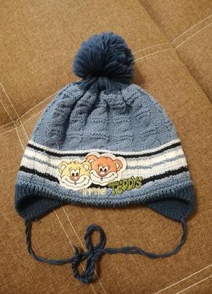 Детская теплая шапочка