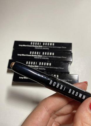 Стойкие тени-карандаш для век bobbi brown long-wear cream shadow stick