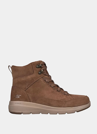 Оригинальные женские ботинки skechers / ботинки коричневого цвета скечерс