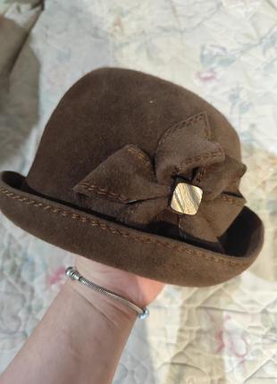 Шикарна стильна шапка шляпа