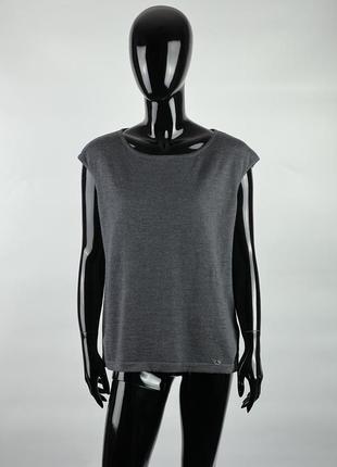 Фирменная шерстяная майка футболка топ