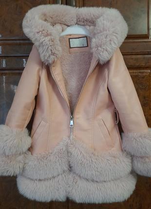 Дубленка для девочки