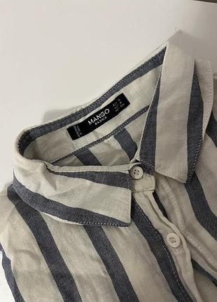 Рубашка сорочка у смужку