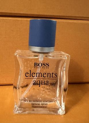 Оригінал флакон пустий hugo boss elements aqua туалетна вода оригинальный пустой флакон 50 мл порожн