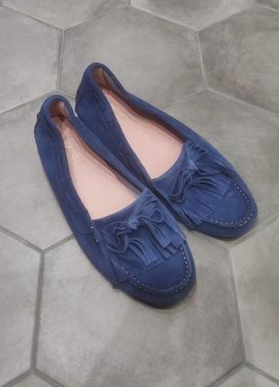 Мокасины лоферы pretty loafers original size 41 кожа