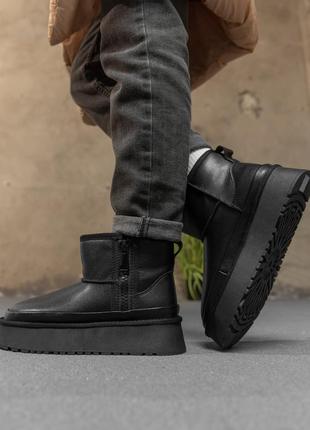 Женские ugg zip skin black