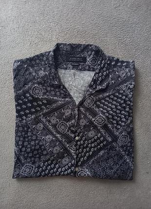 Брендовая рубашка тенниска zara.