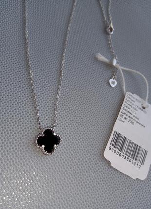 Срібне кольє ван кліф van cleef підвіс кулон